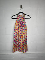 Shoshanna Geo Print Halter Dress
