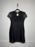 Chloe Beaded Silk Organza Sheath Dress