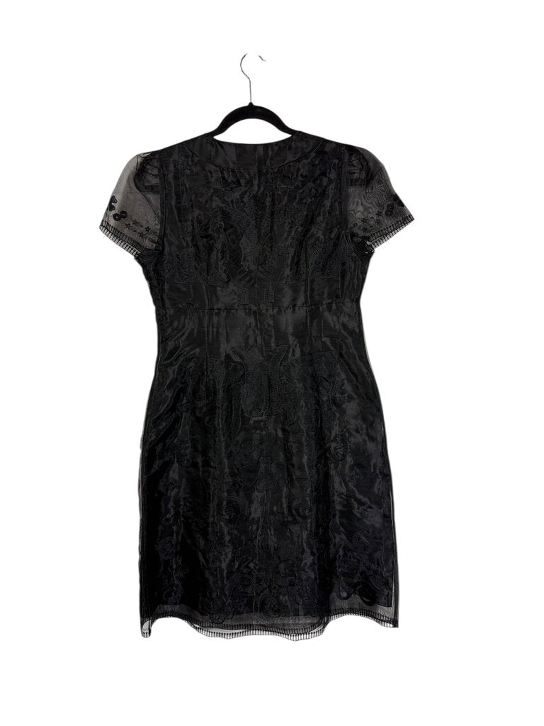 CHLOE SILK BEADED EMBROIDERED DRESS