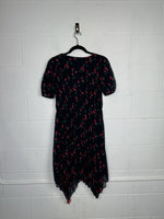 The Kooples Pleated Cherry Print Dress