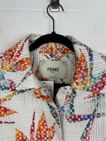 Fendi Birds of Paradise Crop Jacket