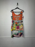 Moschino Stone Age Comic Strip Dress