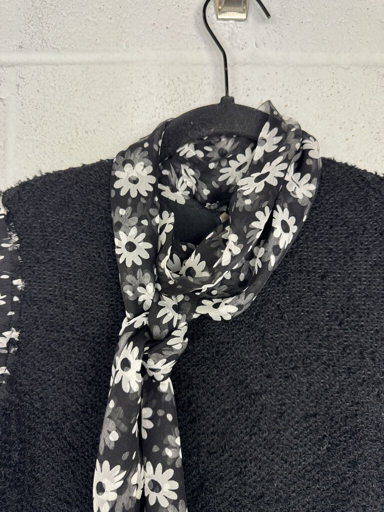 Dolce & Gabbana Wool Shirt with Silk Floral Neck Tie