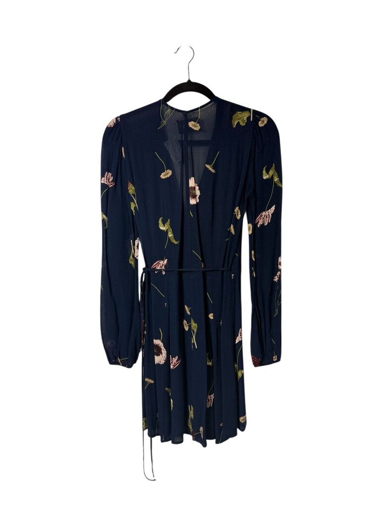 REFORMATION FLORAL WRAP DRESS