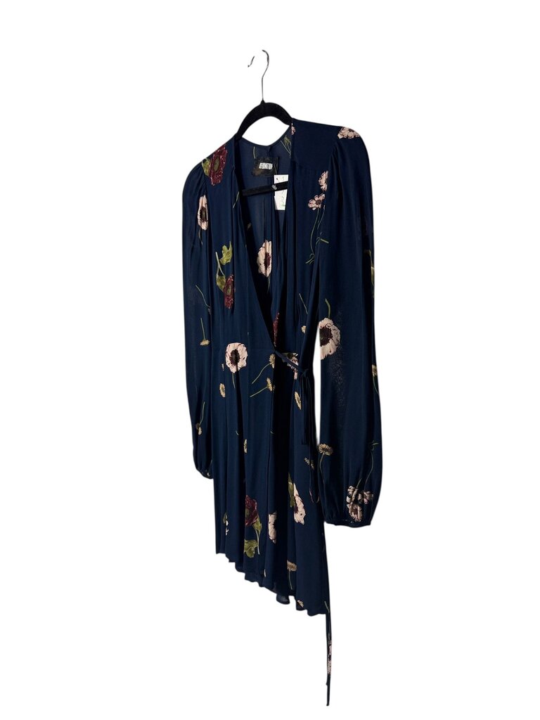 REFORMATION FLORAL WRAP DRESS