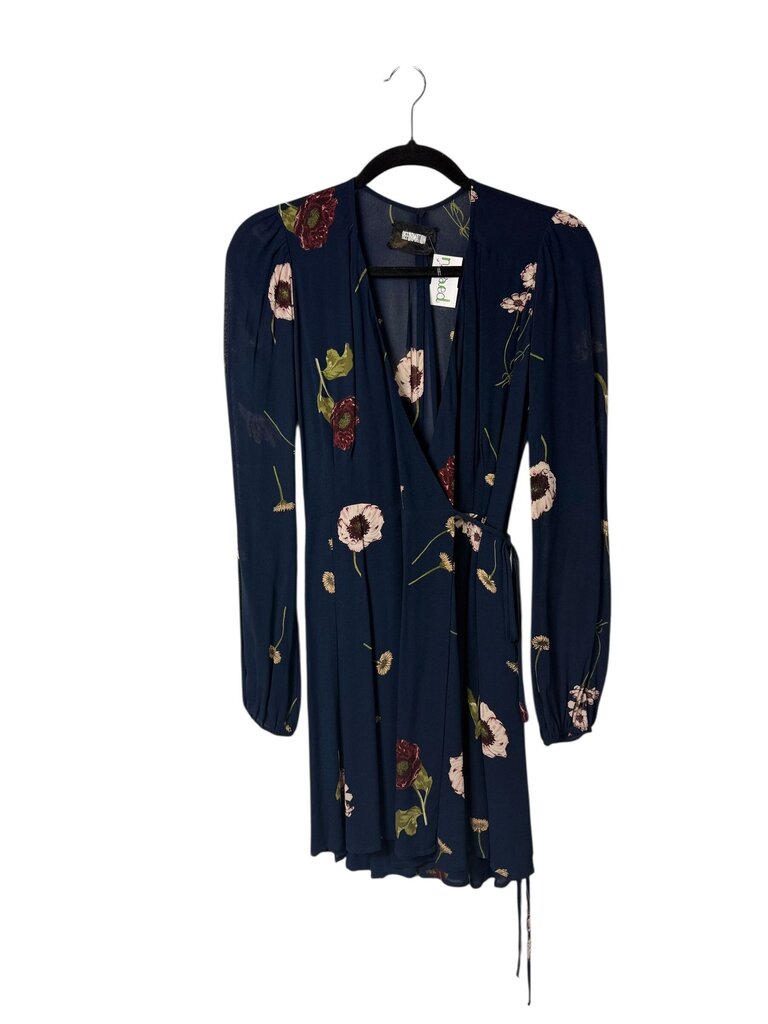 REFORMATION FLORAL WRAP DRESS