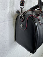 Coach Mickey Mouse Leather 3 Strap Satchel