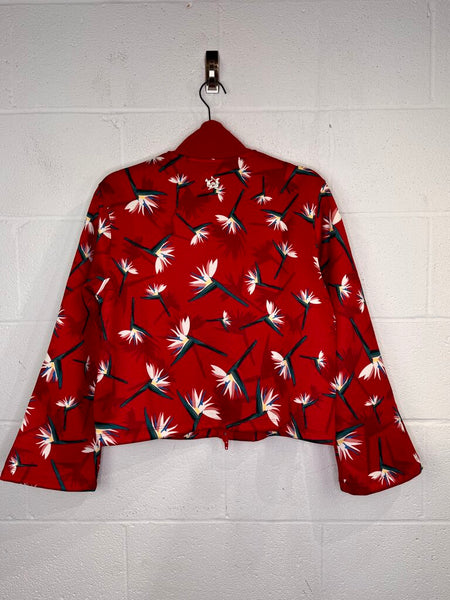 Adidas Birds of Paradise Crop Jacket