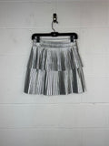 Endless Rose Pleat Tier Metallic Skirt