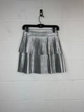 Endless Rose Pleat Tier Metallic Skirt