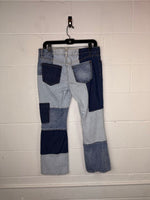 DSQUARED2 Patchwork Straight Leg Jeans
