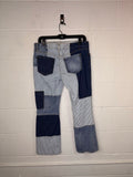 DSQUARED2 Patchwork Straight Leg Jeans