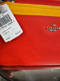 Coach Leather Colorblock Wristlet