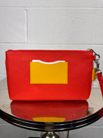 Coach Leather Colorblock Wristlet