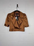 French Connection Satin Crop Jacket