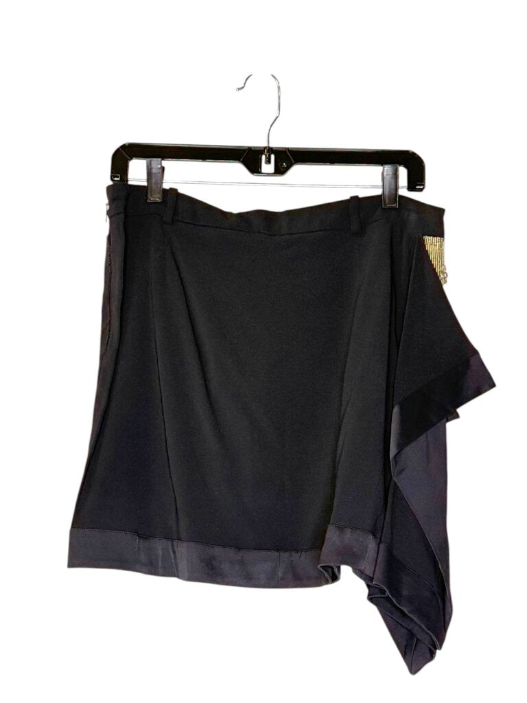 ROBERTO CAVALLI SIDE PANEL BEADED MINI SKIRT