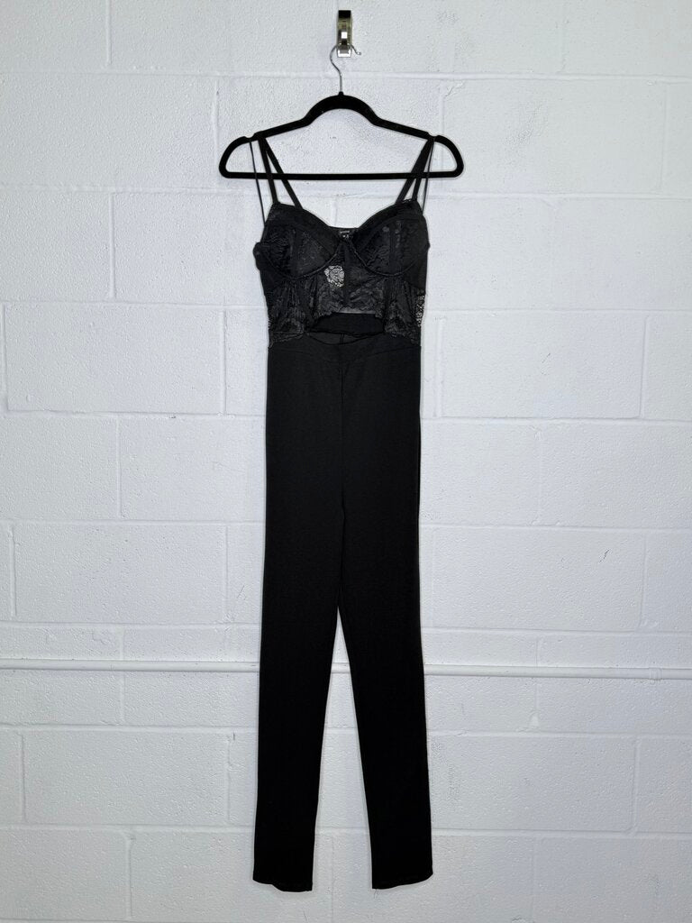 BLASHE LACE BODICE JUMSUIT