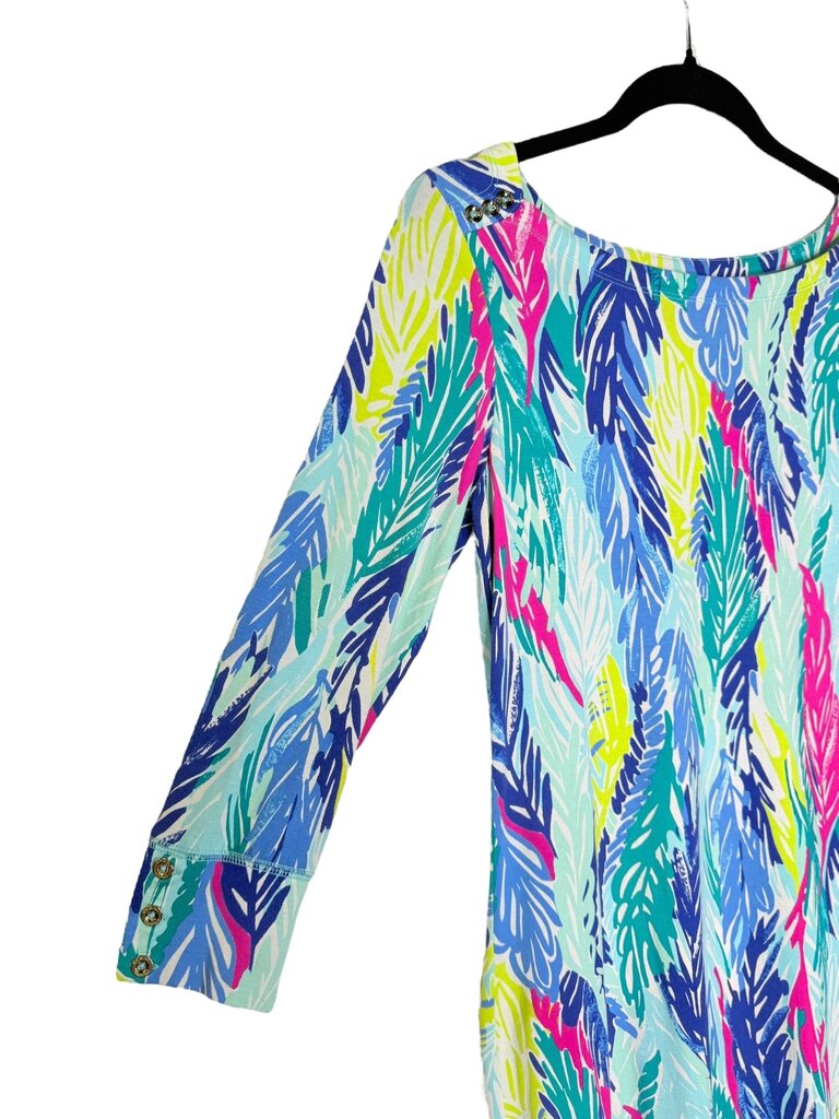 LILLY PULITZER TROPICAL BUTTONS DRESS