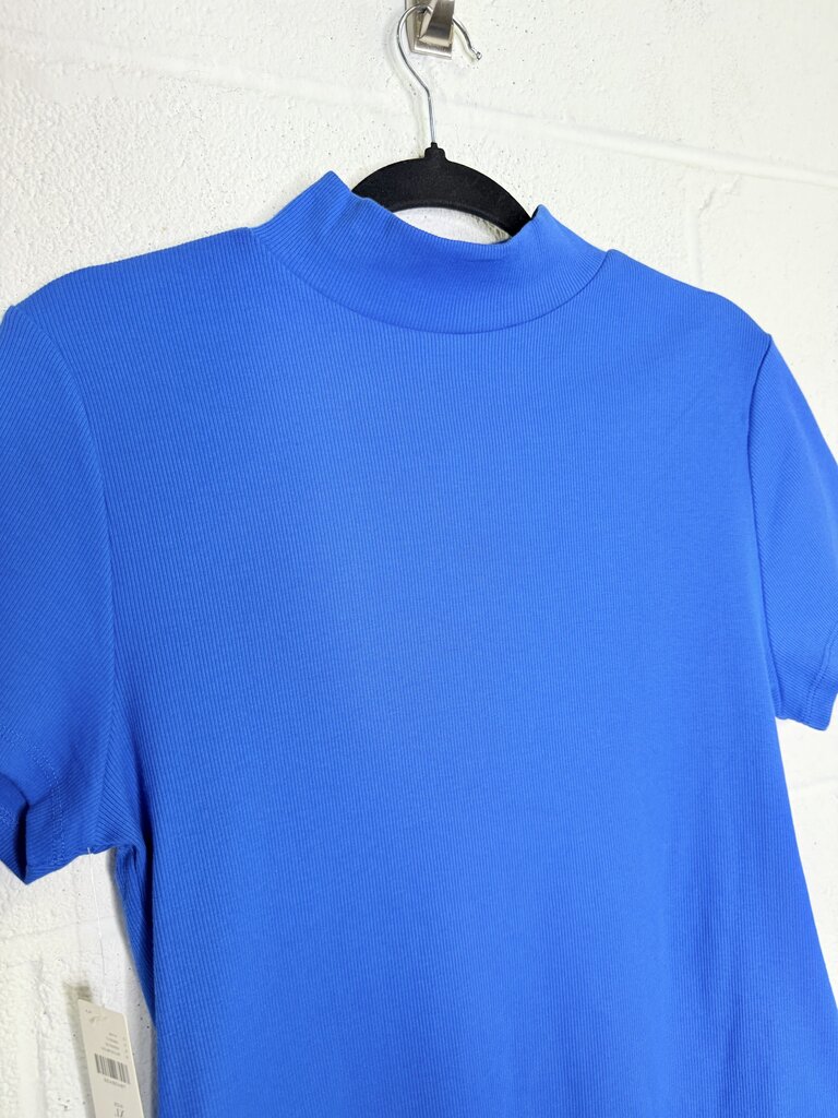 MAEVE RIBBED MOCKED NECK CROP TOP