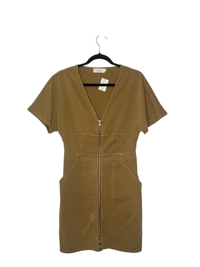 A.L.C. DENIM ZIP DRESS