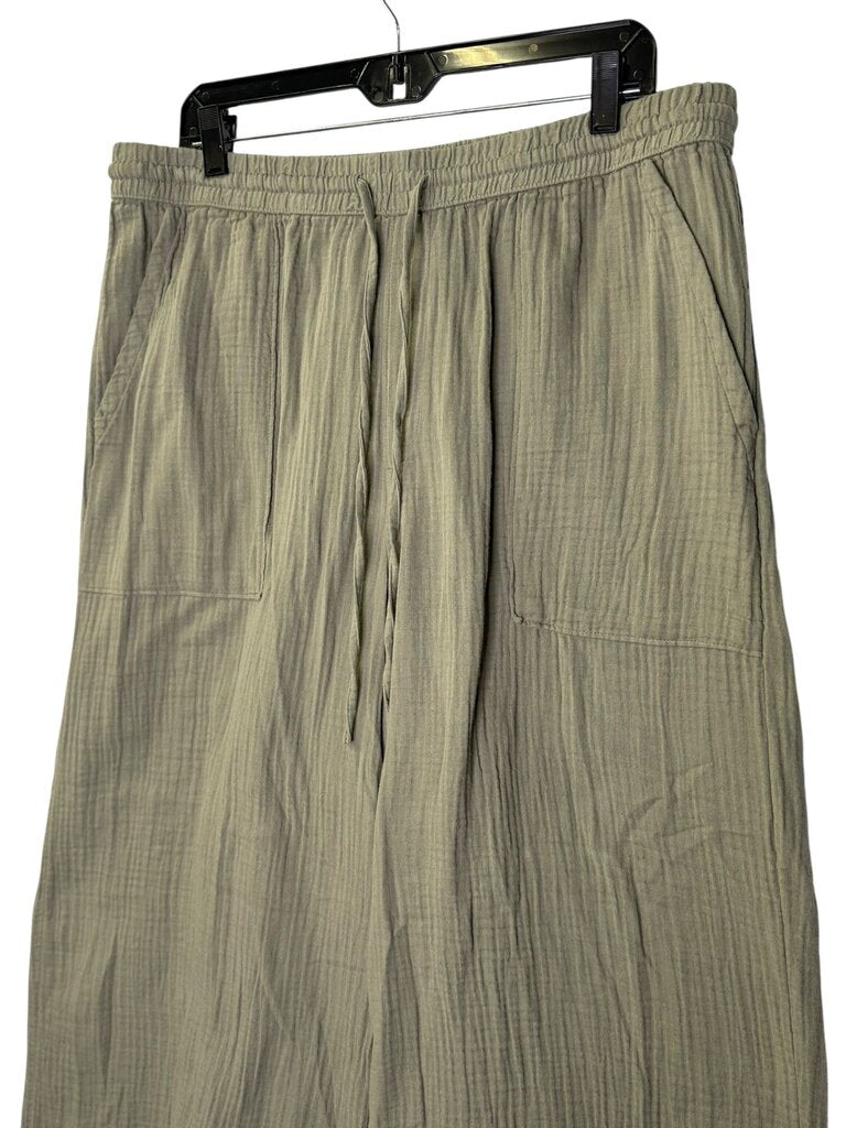 UNIVERSAL THREAD GAUZY WIDE LEG DRAWSTRING PANT