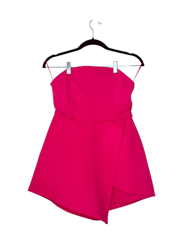 SHOWPO STRAPLESS BACK-ZIP ROMPER
