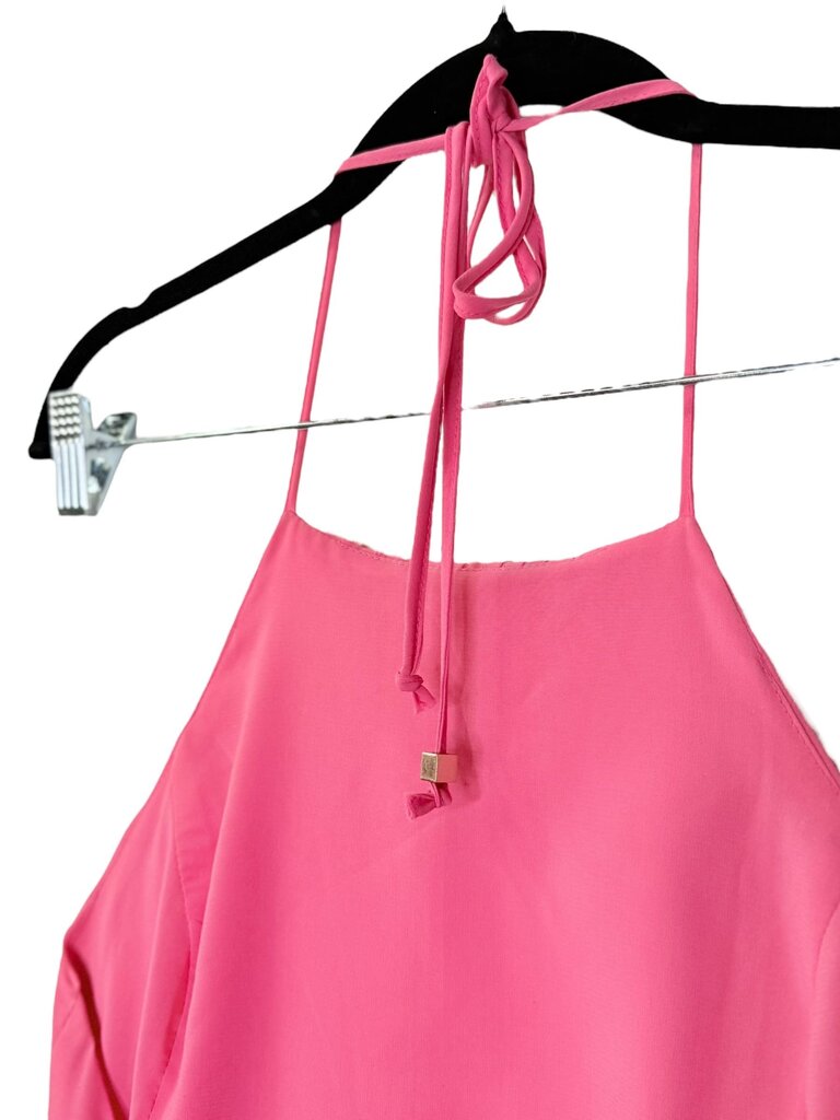 DOUBLE ZERO HALTER BOW DRESS
