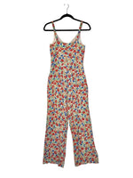 NOBODY'S CHILD KEYHOLE FLORAL JUMPSUIT