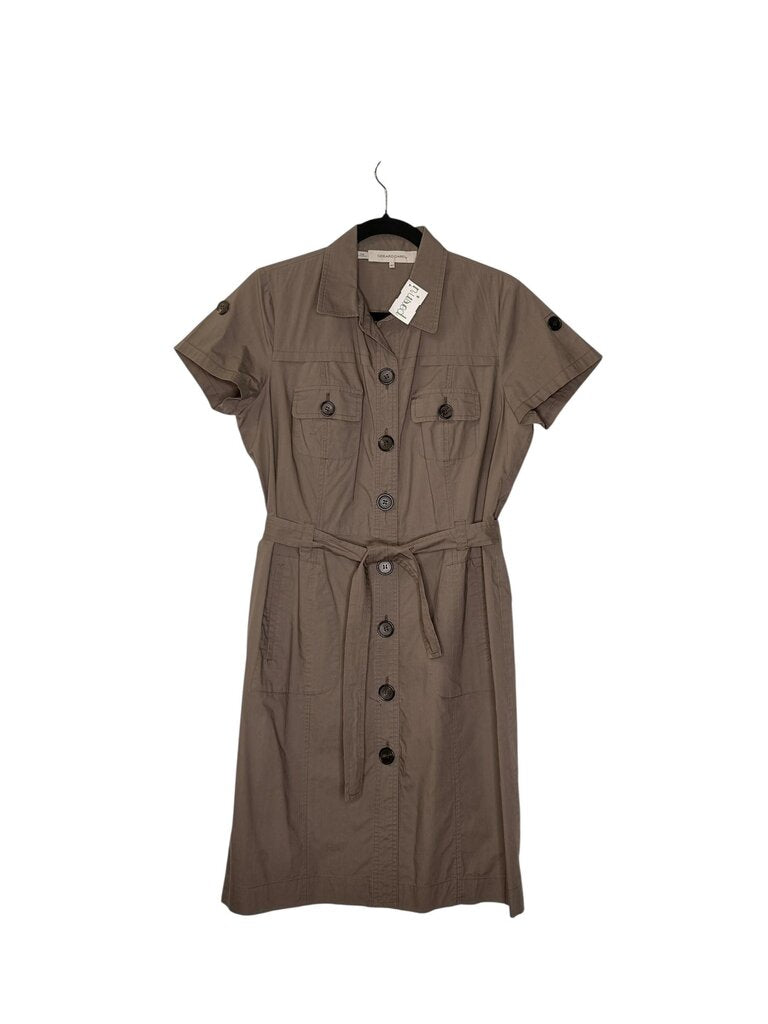 GERARD DAREL FRONT BUTTONS CARGO BELTED DRESS
