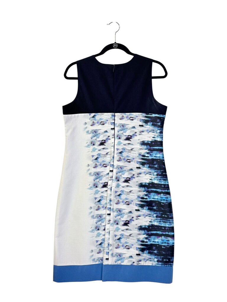 ELIE TAHARI WATERCOLOR SHEATH DRESS