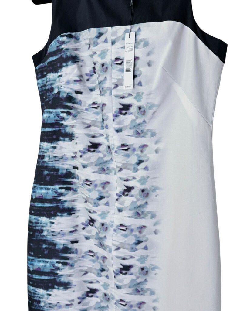 ELIE TAHARI WATERCOLOR SHEATH DRESS