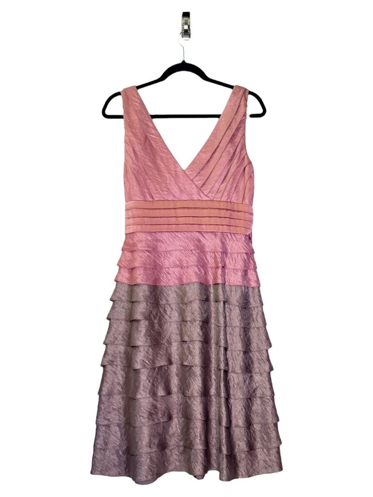 ADRIANNA PAPELL TIERED COCKTAIL DRESS