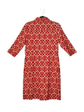 JUDE CONNALLY GEO PRINT FRONT POCKETS DRESS
