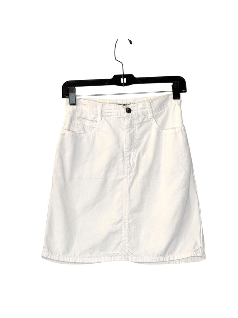 GUESS JEANS DENIM MINI LOGO SKIRT