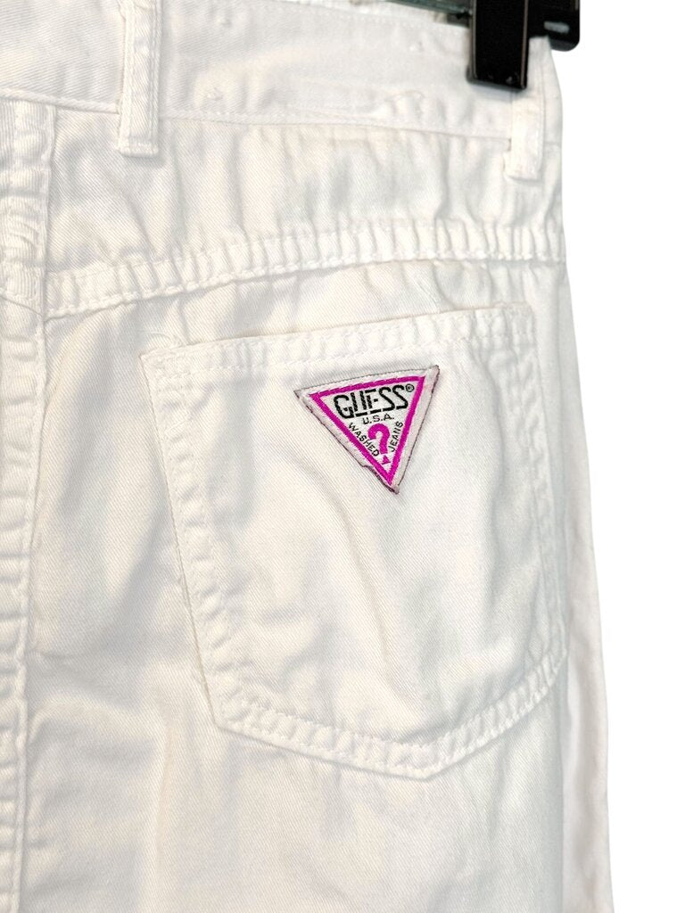 GUESS JEANS DENIM MINI LOGO SKIRT