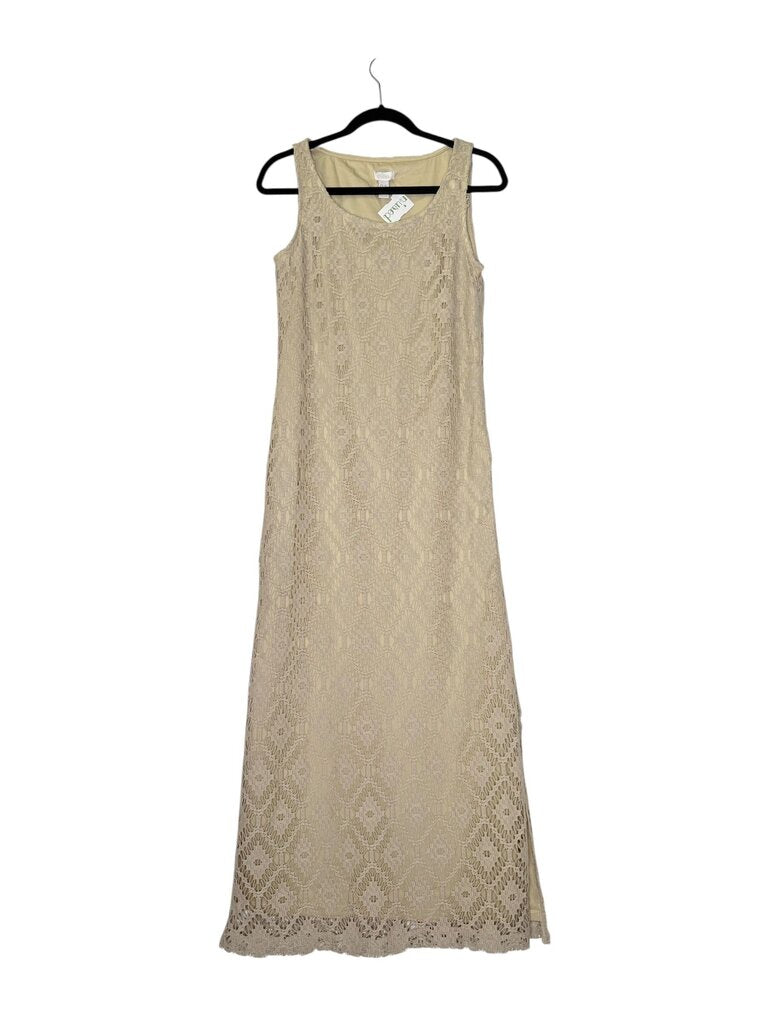 CHICO'S CROCHET COLUMN DRESS
