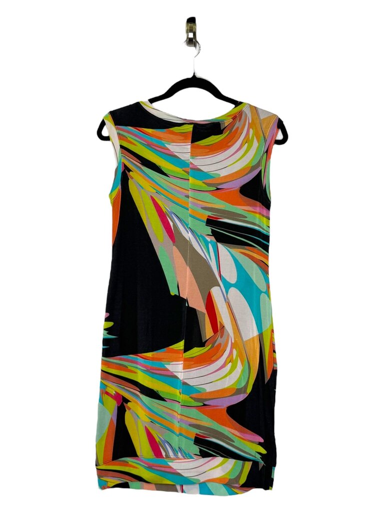 TRINA TURK SLEEVELESS ABSTRACT PRINT DRESS