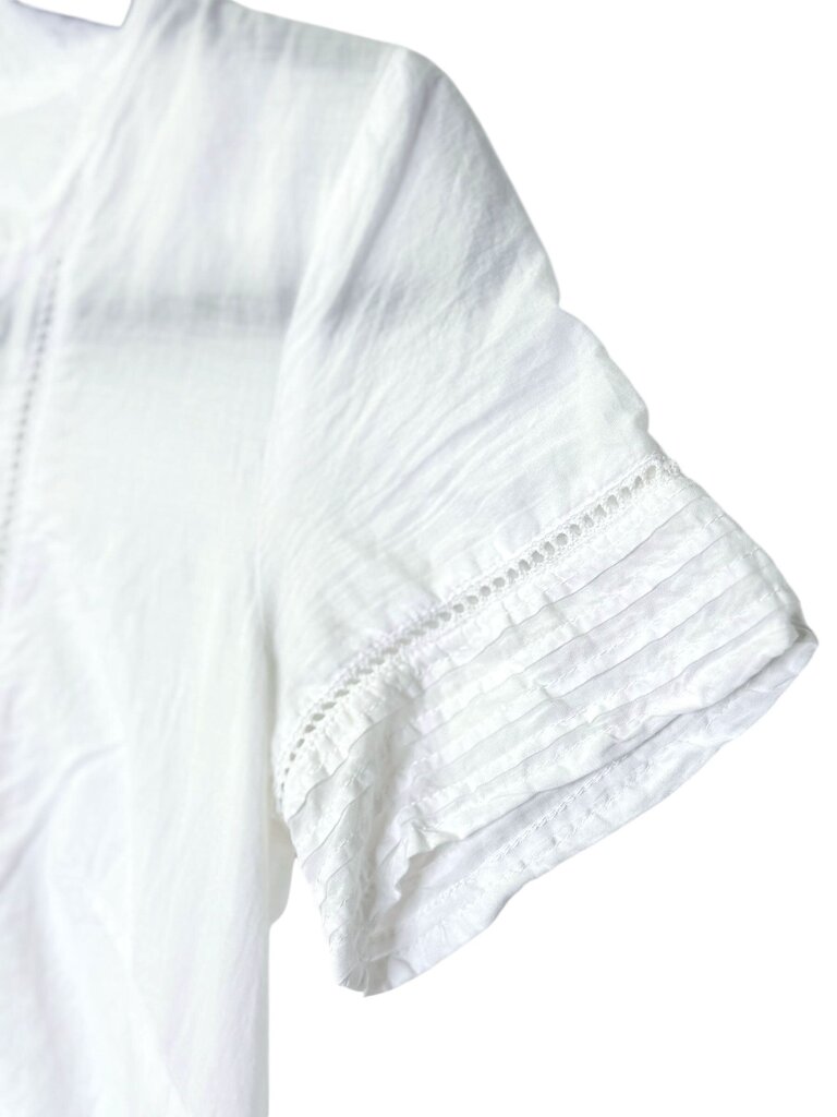 FRENCH CONNECTION EYELET HEM TOP