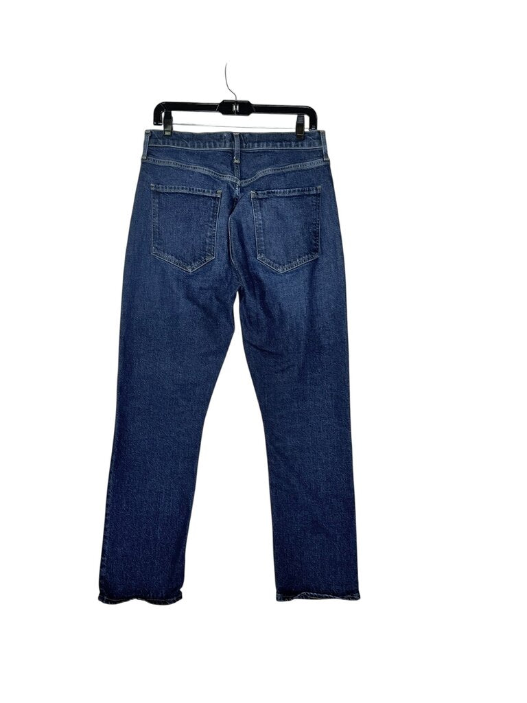 AGOLDE HIGH RISE BUTTONFLY STRAIGHT LEG JEAN