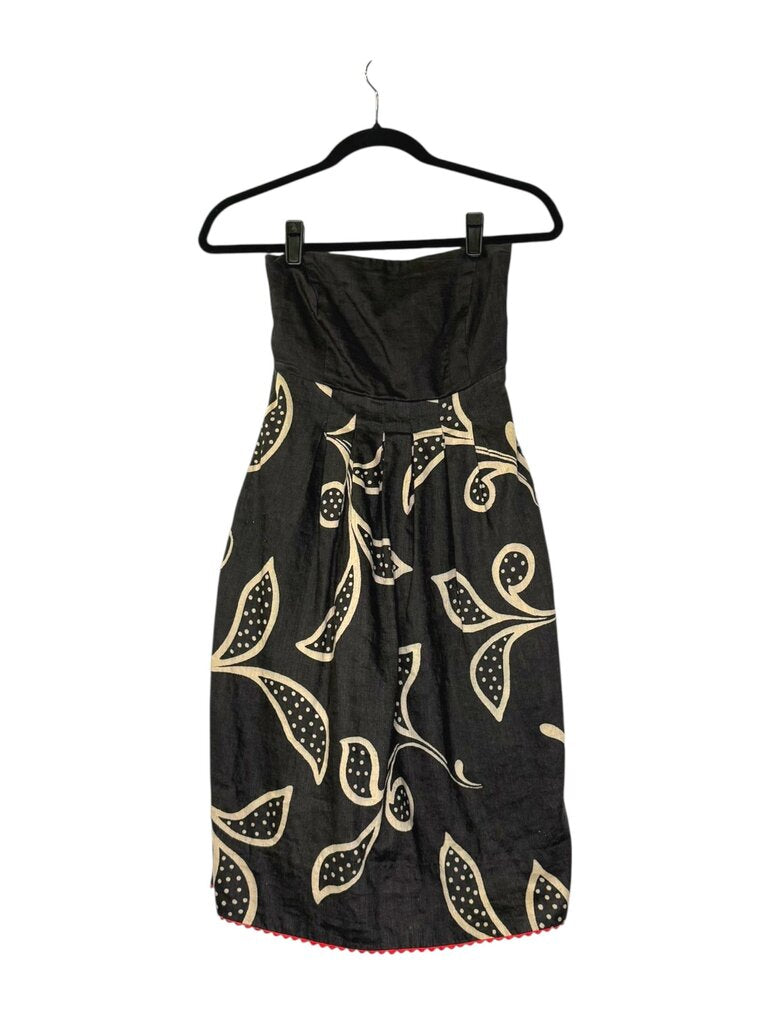 MAEVE STRAPLESS LINEN DRESS