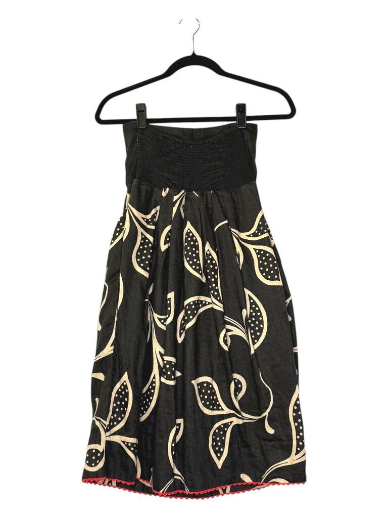 MAEVE STRAPLESS LINEN DRESS