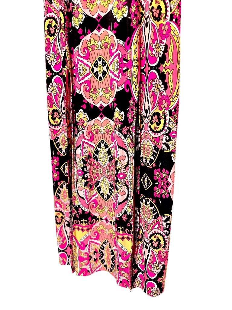 LONDON TIMES PAISLEY MAXI DRESS