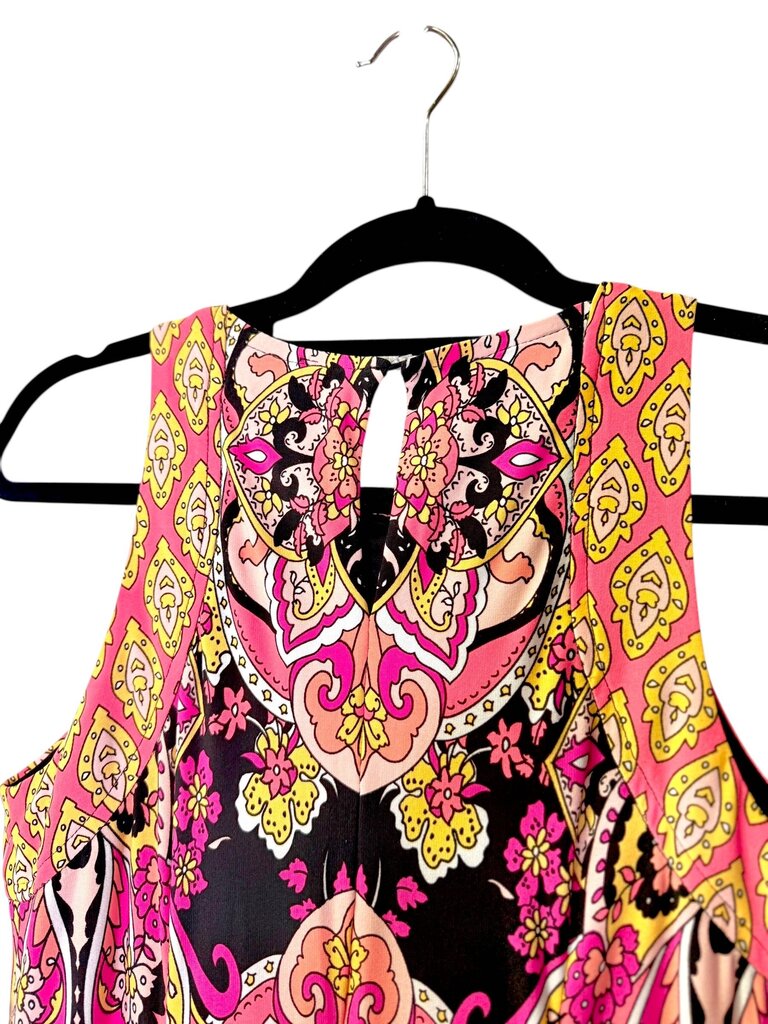 LONDON TIMES PAISLEY MAXI DRESS