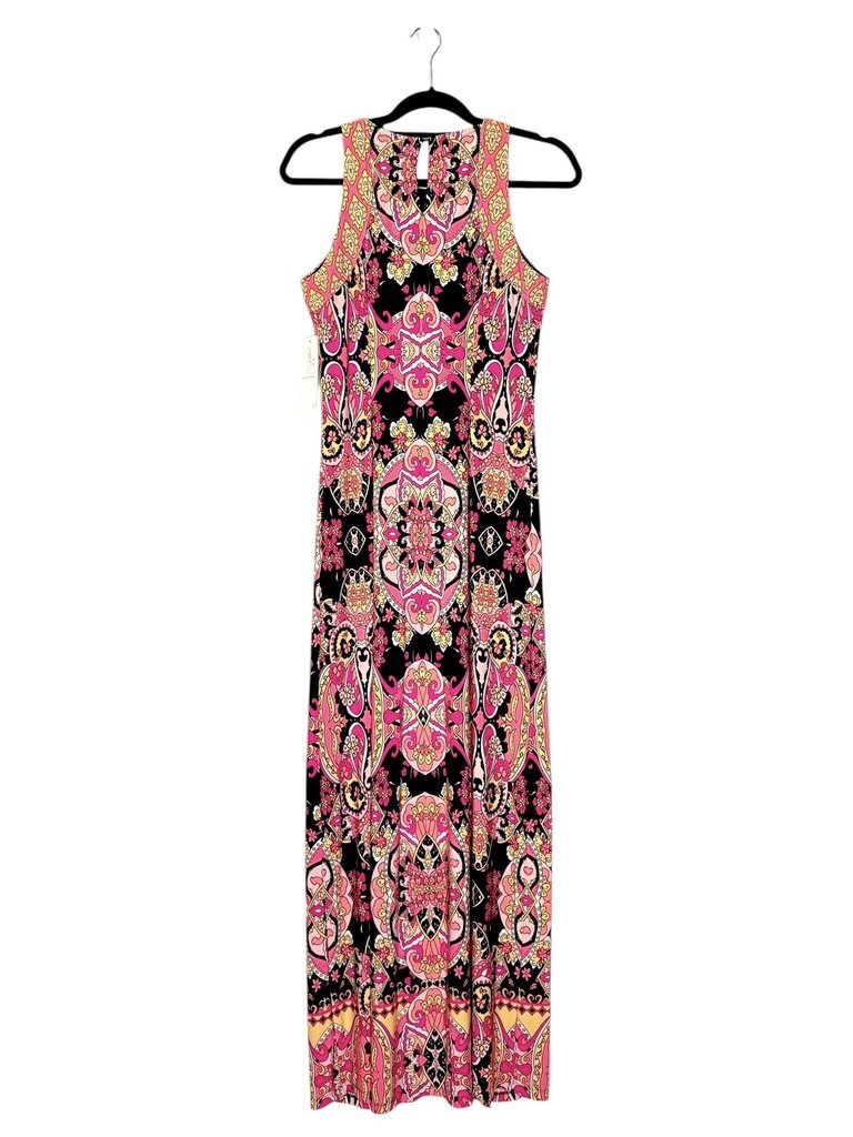 LONDON TIMES PAISLEY MAXI DRESS