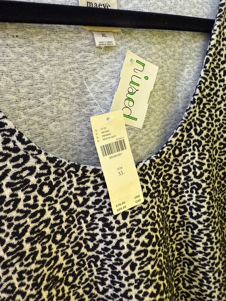 MAEVE ANIMAL PEPLUM TOP