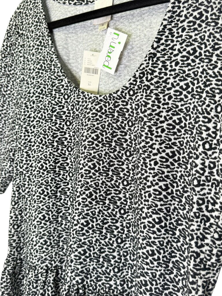 MAEVE ANIMAL PEPLUM TOP