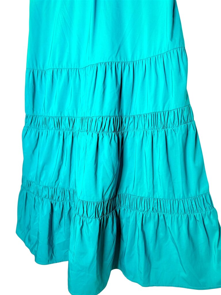 EXPRESS NYLON TIERED MAXI DRESS