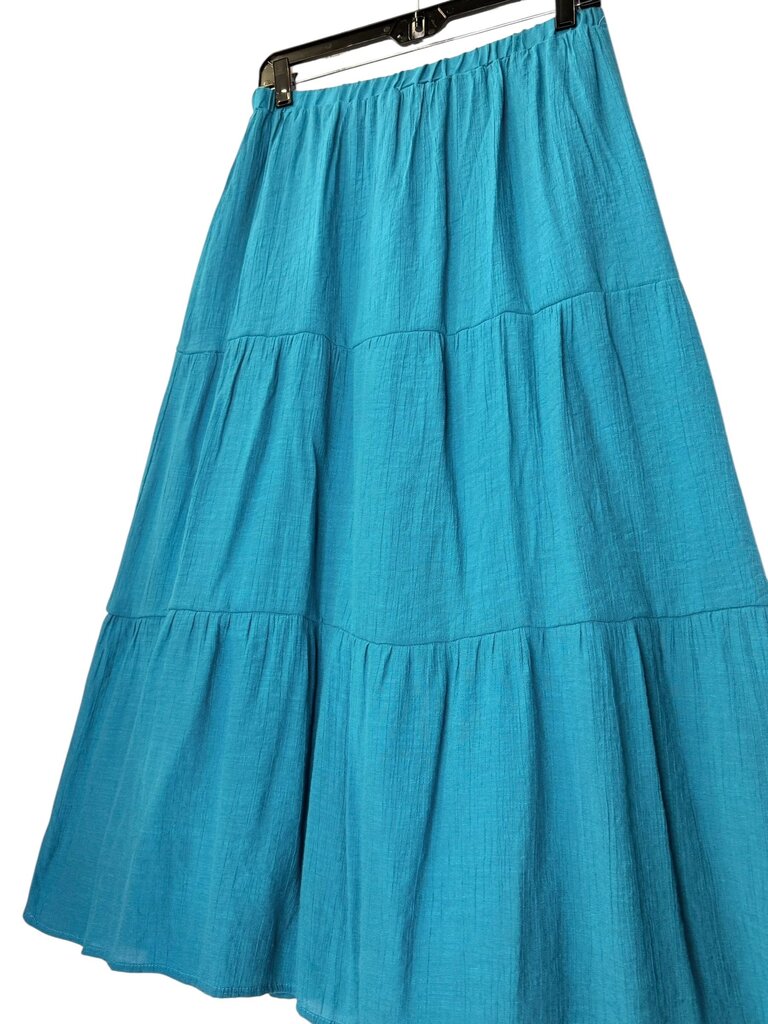 TACERA GAUZY TIERED MAXI SKIRT