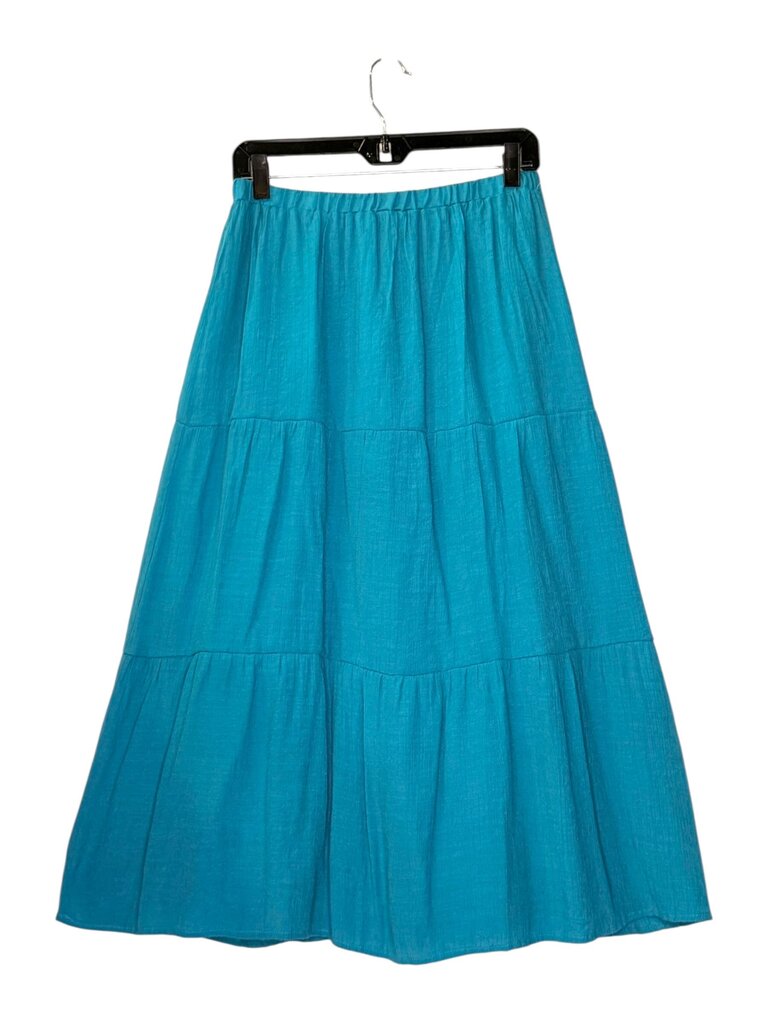 TACERA GAUZY TIERED MAXI SKIRT