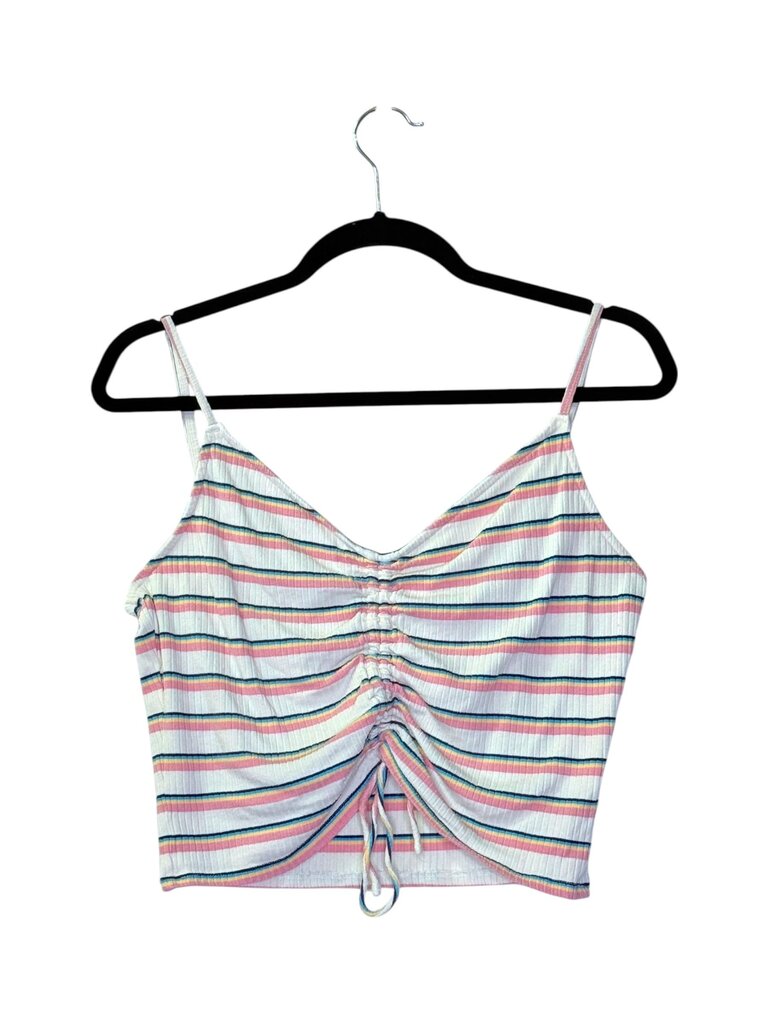 O'NEILL STRIPE RIBBED CROP TOP